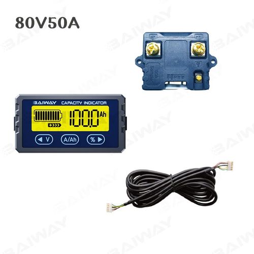 量显示器表电库伦库仑T电瓶Y计电池电量电压表电动车23新款电计量