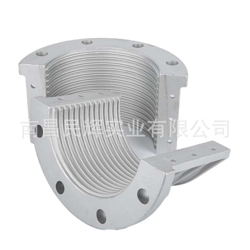DN50-DN400 法兰管夹大口径铝合金 法兰卡箍 泥浆法兰两片式抱箍