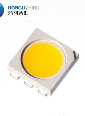 鸿利EMC5050白光9V 电流300MA 亮度470-490lm 显指80 圆杯