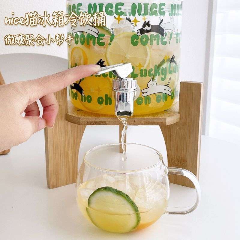 玻璃青梅泡酒瓶带龙头泡酒坛葡萄酿酒瓶可乐饮料专用罐家用耐高温