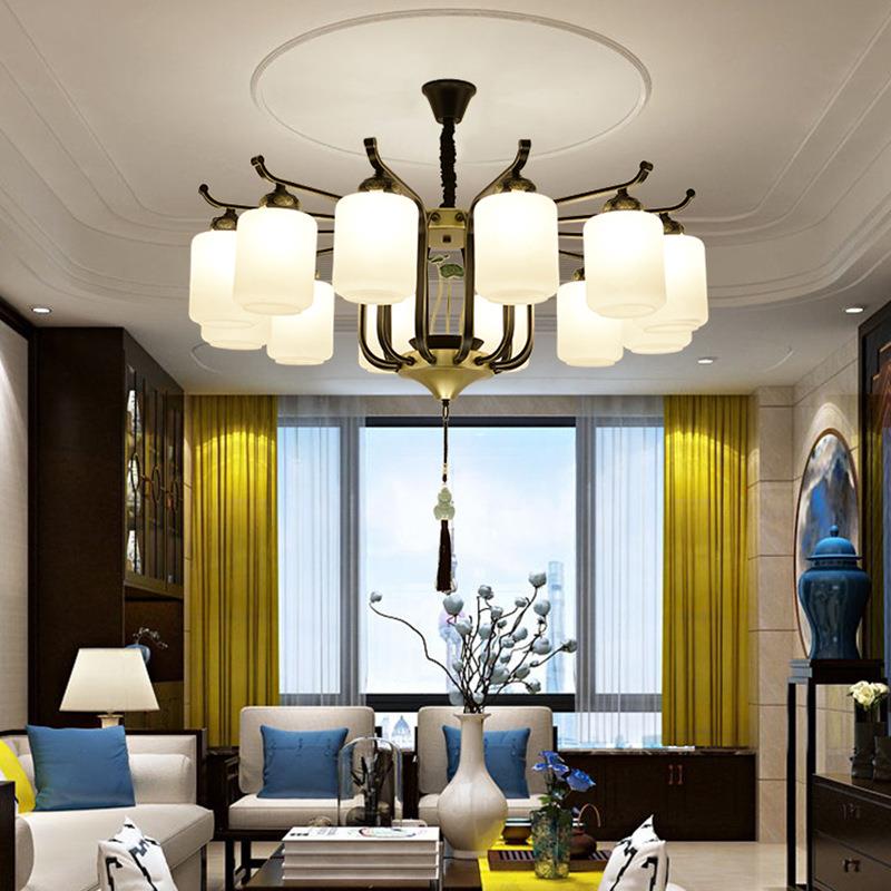 新中式吊灯客厅大灯家用大气餐厅现代简约卧室复古中国风创意灯具