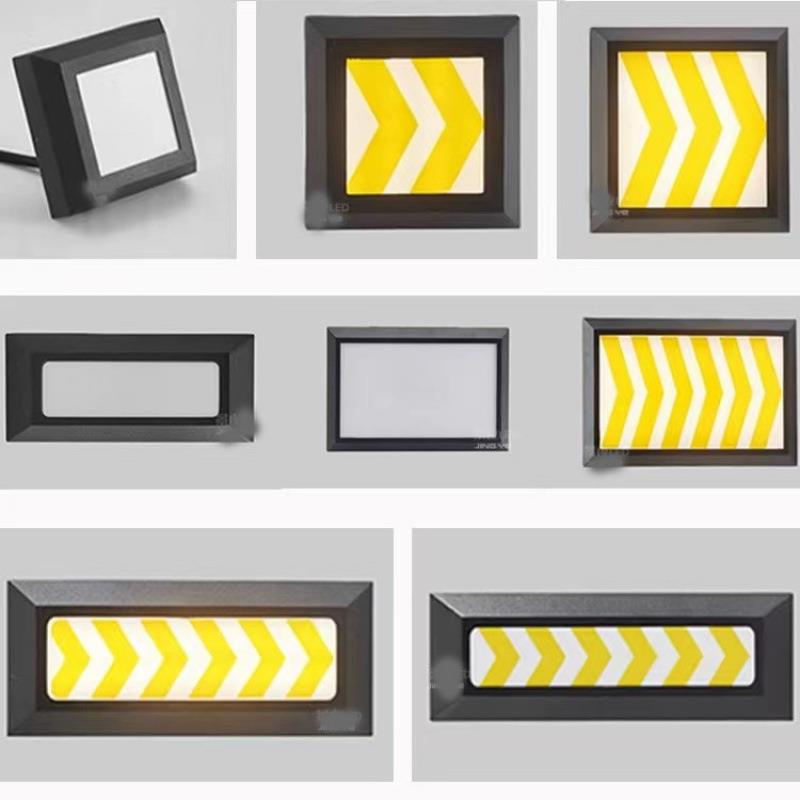 坡道指示地脚灯地下车库灯台阶灯户外防水过道踏步灯箭头楼梯灯