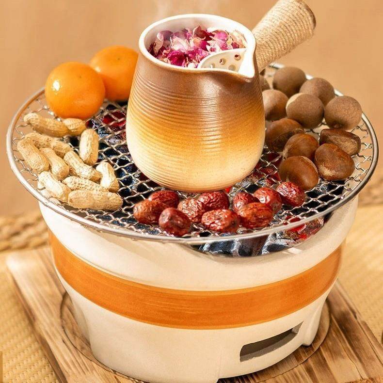 家用室内围炉煮茶烤火炉套装器具全套烧烤炉炭炉围聚炉子户外煮蟹,鲜花速递/花卉仿真/绿植园艺,割草机/草坪机,淘宝优惠券,粉丝福利购,淘宝优惠卷