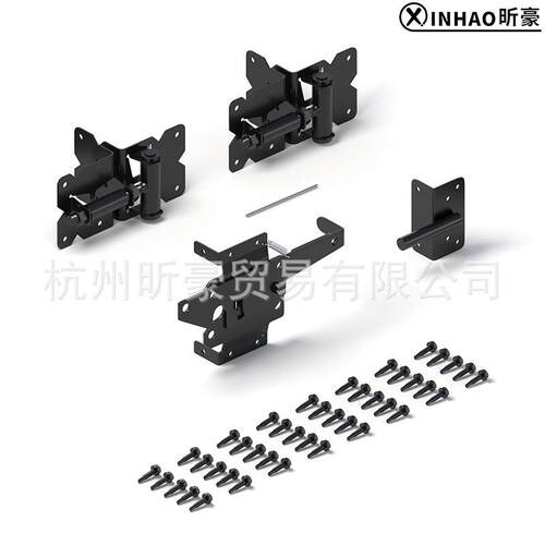 美式不锈钢花园合页篱笆门合页栅栏合页插销篱笆门铰链花园门套装
