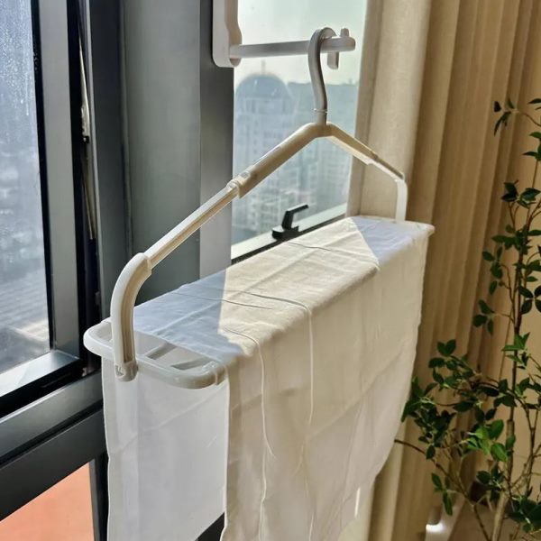 加长晾大衣架防滑晒被子家用床单伸缩晾衣架阳台拾物造无痕家浴巾