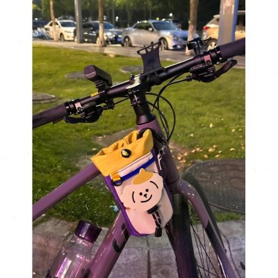 公路自行车梁包挂包把前山地车包包包收纳包公路车骑行置物前可爱