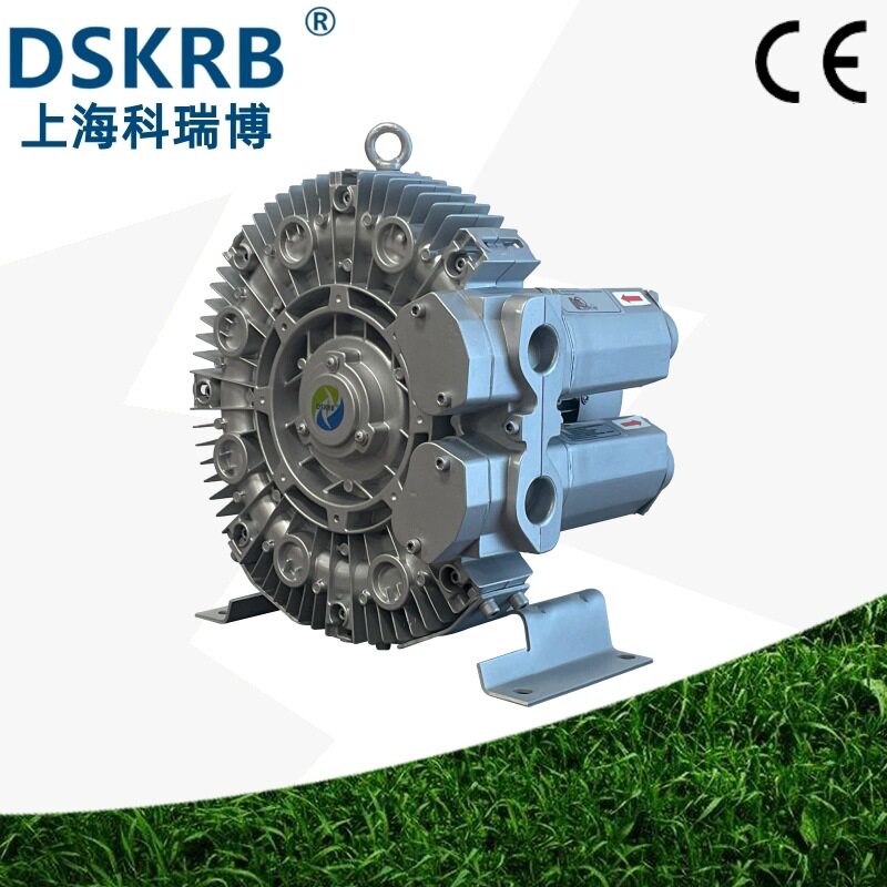 发酵罐搅拌鼓泡曝气增氧用4RB气环式真空泵 低噪音高压鼓风机氧泵