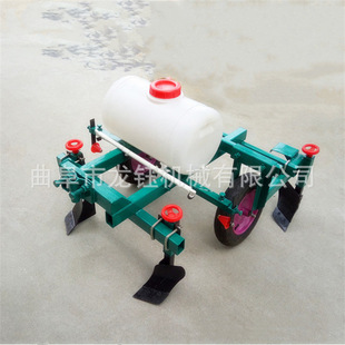 手扶车带地膜覆盖机 大蒜土豆种植盖膜机 小型花生播种铺膜机
