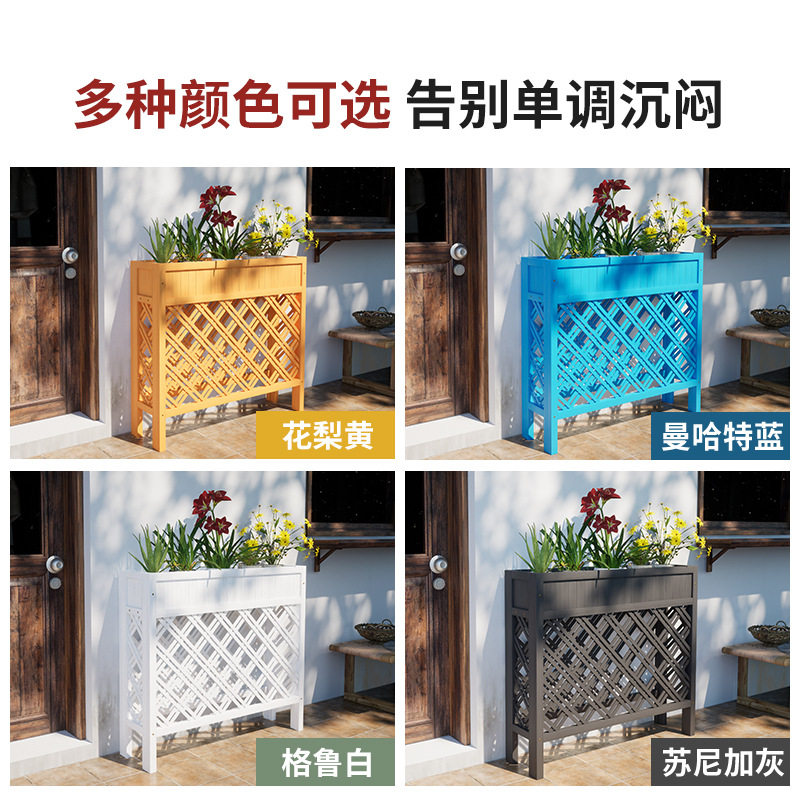 户外网格花防腐木花架火锅店咖啡厅酒店餐厅隔断栅栏格栅卡座直销