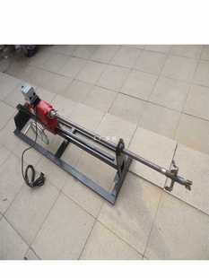 6E3X手推滚轮支架铺管机过路水钻顶管机加厚钻杆非开挖穿越打眼机