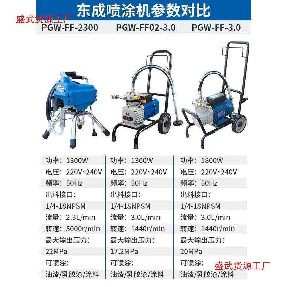 高压无气喷涂机乳胶漆专用多功能家用柱塞式大功率喷涂机垒德株