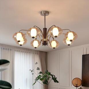 中古风吊灯美式浪漫温暖客厅饭厅卧室简约现代奶油法式轻奢覆古灯