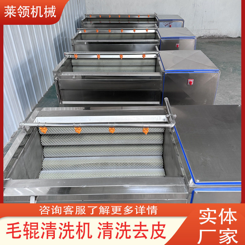 商用球葱毛辊去皮机器芥菜疙