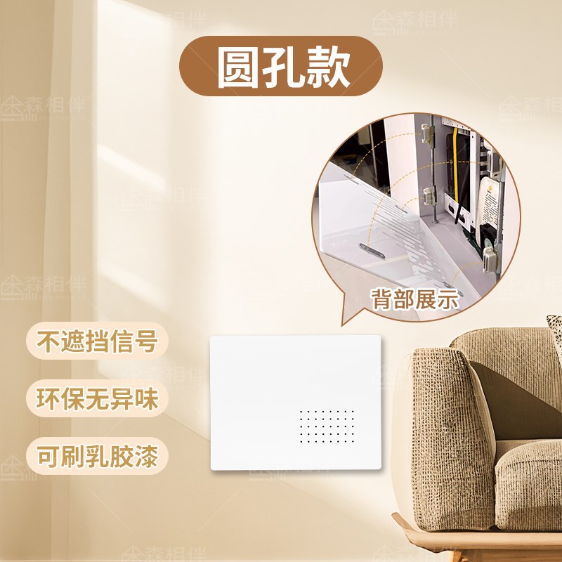 超薄弱电表箱盒遮挡盖板替换装饰画散热神器高级感创意磁吸免打孔图片