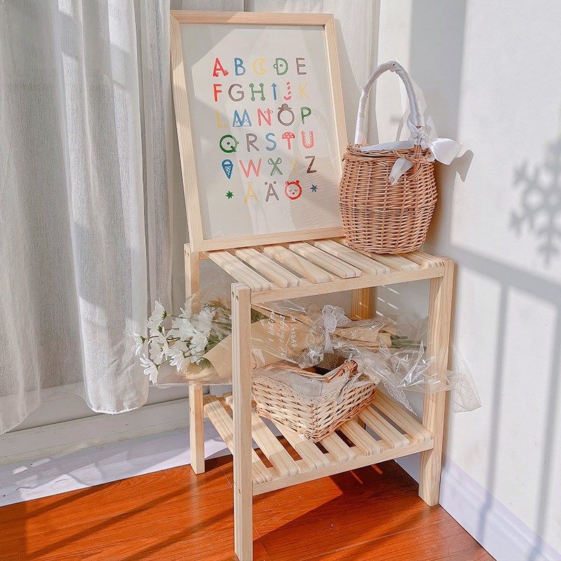 网红床头置物架卧室收纳架飘窗台上排骨架子出租房小桌子改造好物