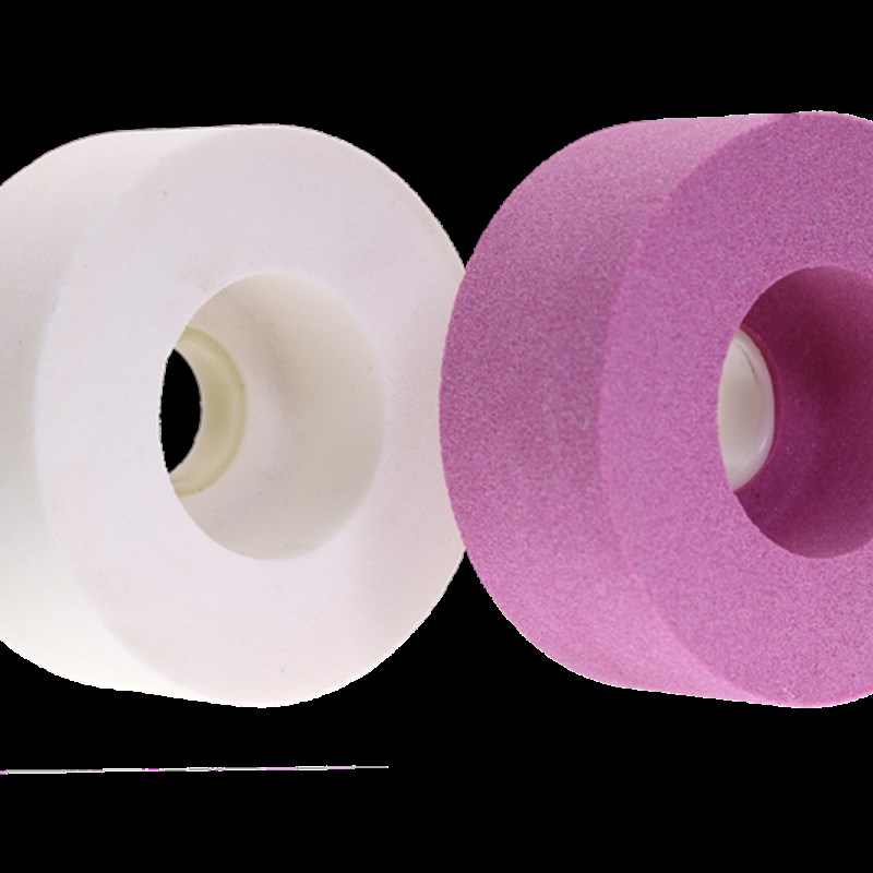 倒角陶瓷白刚玉铬刚玉单面凹白色红色磨刀机倒角机砂轮磨盘沙轮片