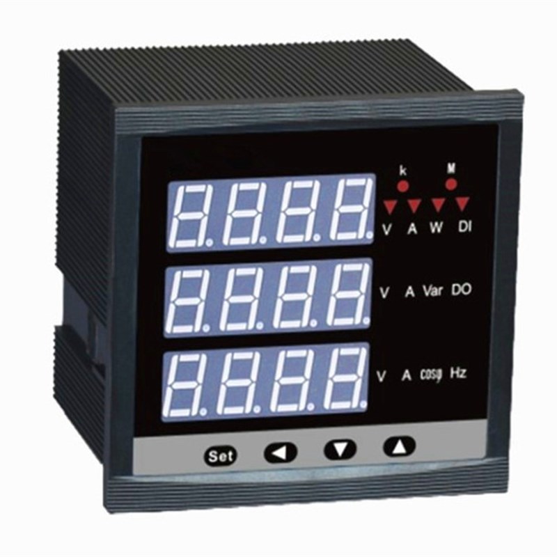 三相多功能数显网络电力仪表测量三相电压电流功率频率电度RS485