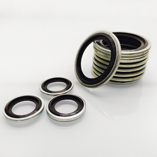公制英制组合垫片自动定芯密封垫圈螺纹M6-M48液压管接头复合密封