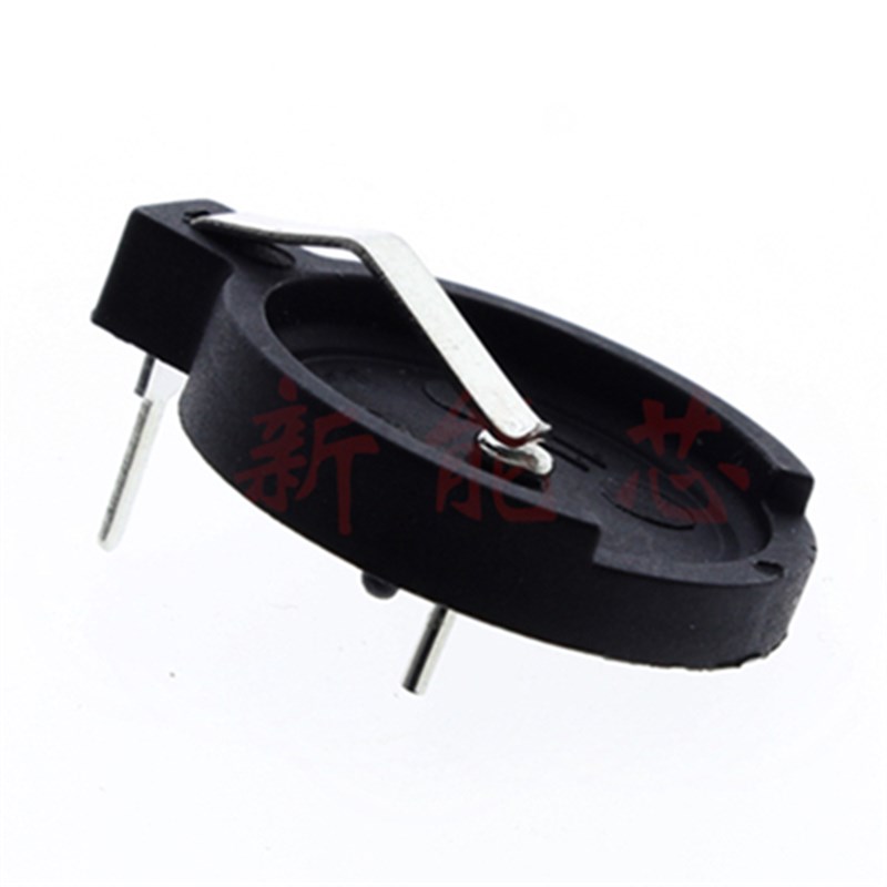 CR1616dCR1620CR1625CR1632纽扣电池座卧式插脚DIP环保耐温通用款