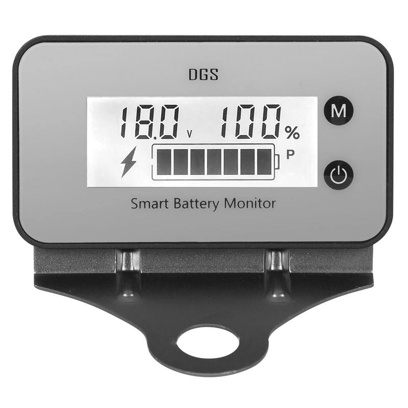 IPX7防d水汽车电动车摩托车电瓶铅酸锂电池电压电量显示屏测试仪