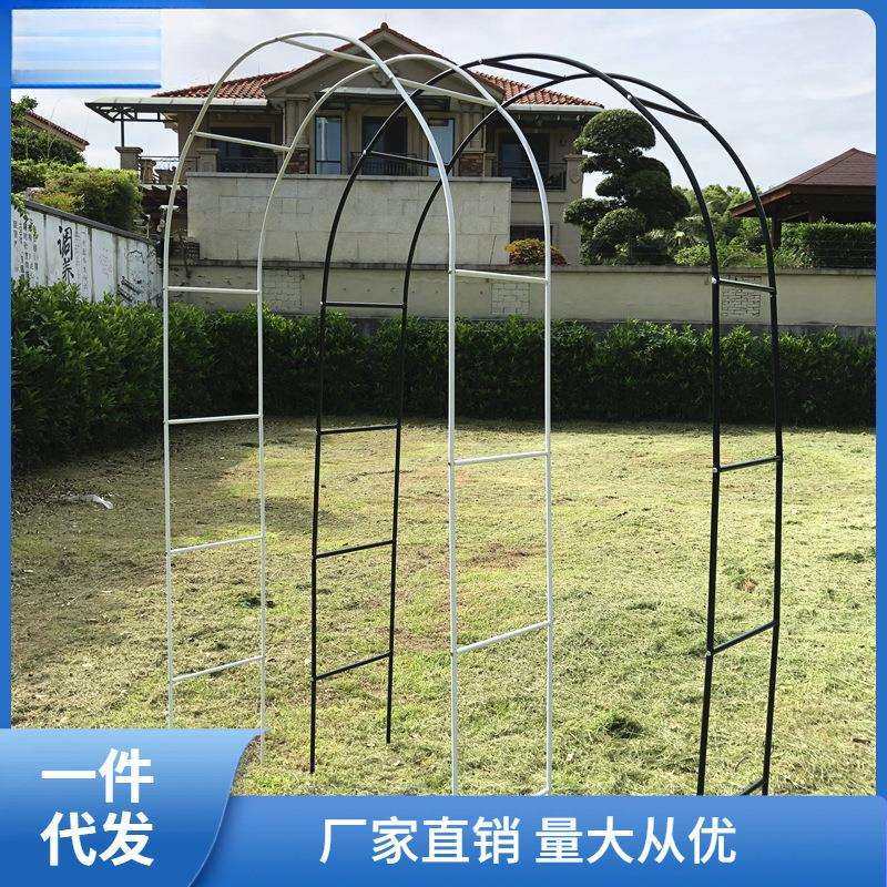 铁线莲月季拱形拱门花架爬藤架攀爬绿植物支架杆葡萄架古