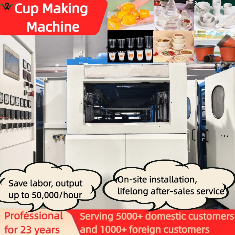 Factory direct sale plastic cup making machine