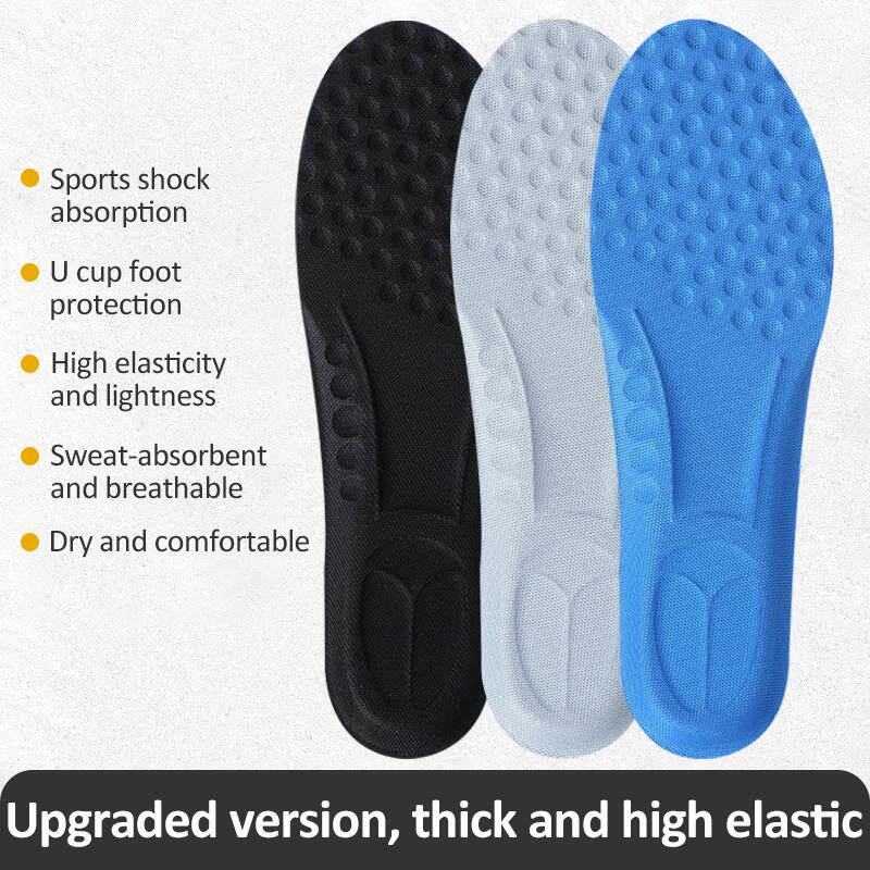 2023 New Memory Foam Insoles For Shoes Sole Deodorant Breath