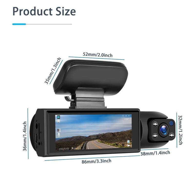 1080P dual camera,Dash Cam for cars,Front And Inside,car cam