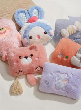 Electric Hot Water Bag Auto Off Cartoon Plush Warmer