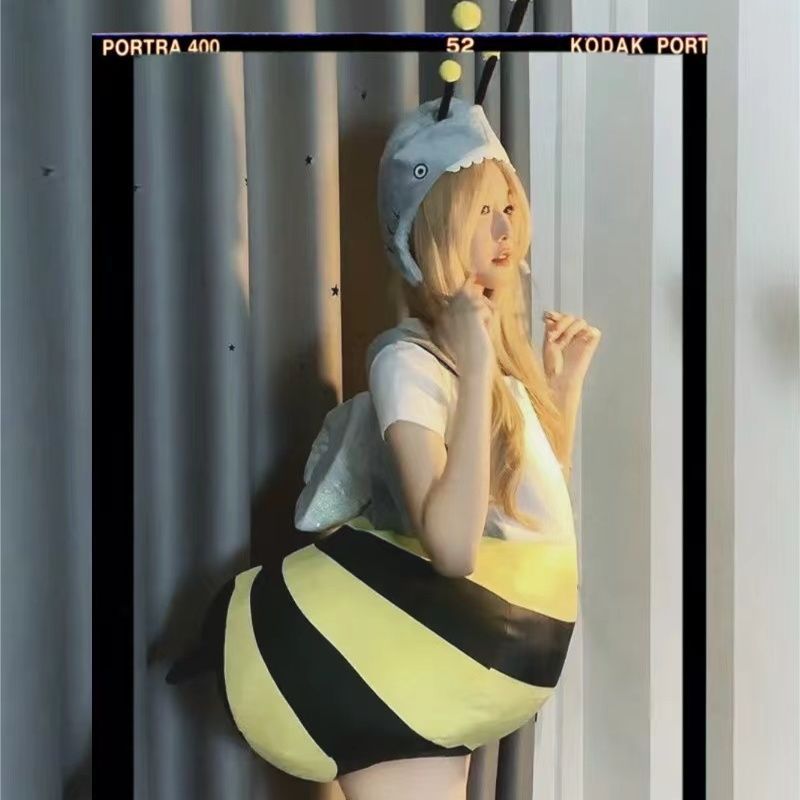 鲨bee蜜蜂玩偶服装人偶套装创意毛绒玩具演出服可爱成人儿童表演