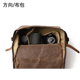 厂家直销新款 户外摄影包数码 单反专业防水油蜡帆布相机包微单肩包