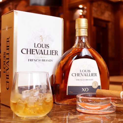 海南免税【淘金币】路骑XO白兰地70cl 路骑白兰地酒 法国进口洋酒