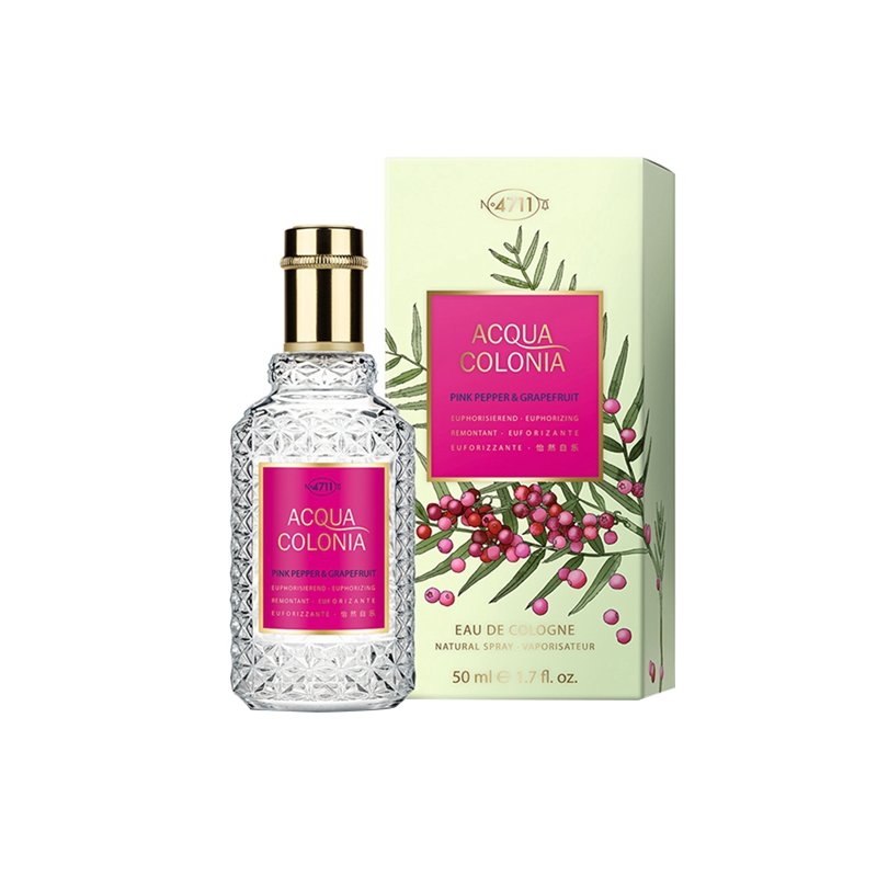 王府井免税4711爽露怡然自乐粉红胡椒葡萄柚香型古龙水50ml