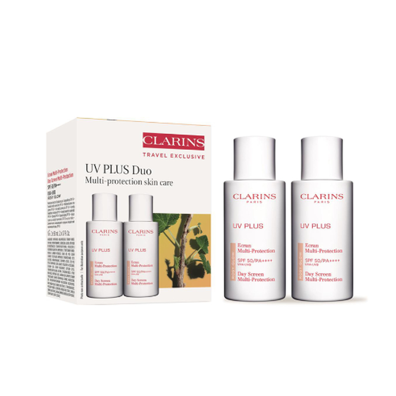 【淘金币】娇韵诗防晒轻透隔离防晒二合一润粉色双支装 海南免税