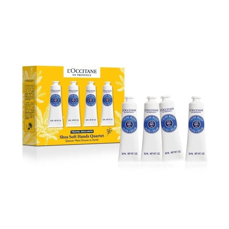 王府井免税欧舒丹乳木果经典润手霜四支装4*30ml（效期27年3月）