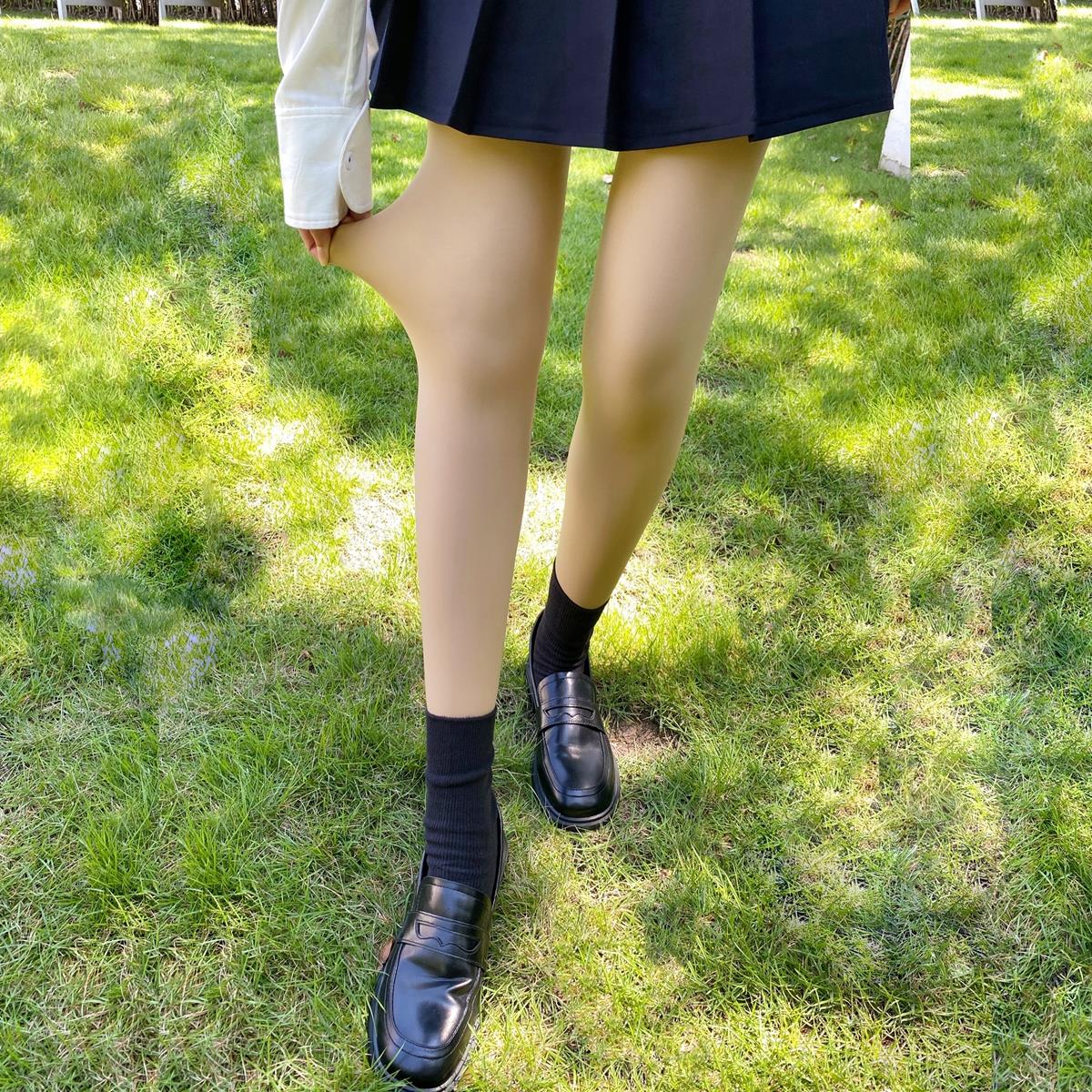 光腿神器女裸感超自然秋冬双层