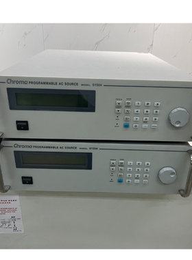 致茂（可罗马）chroma 61504 61502 61604 61509可编程交流电源