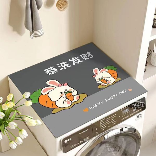 盖套防晒垫床头柜子防尘罩防尘垫滚筒洗衣机硅藻泥垫吸水冰箱盖布