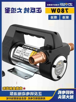 定制新款转电动抽油泵12V24V220V伏自吸泵油泵直流柴油泵加油机抽