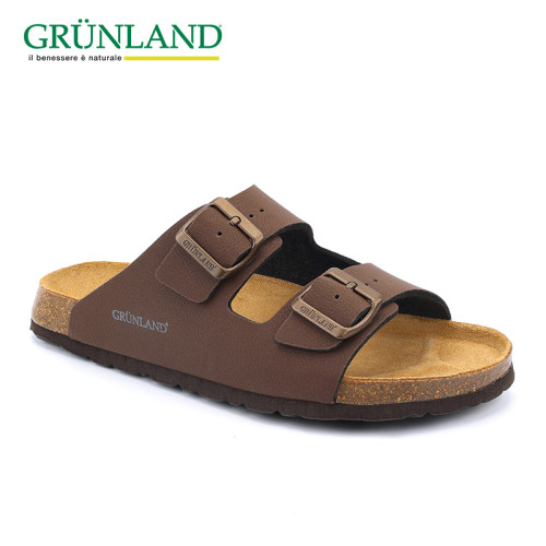 GRUNLAND双扣平底拖鞋休闲简约款