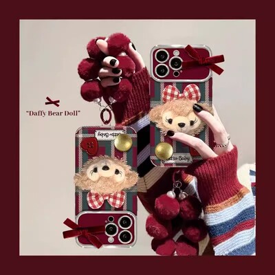 达菲熊公仔适用多型号手机壳