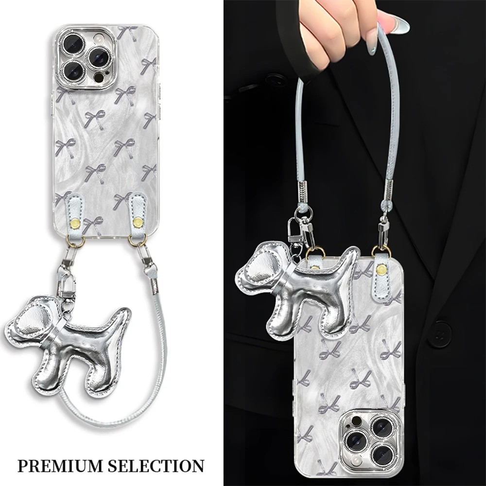 适用多型号蝴蝶结银色精孔羽纱壳