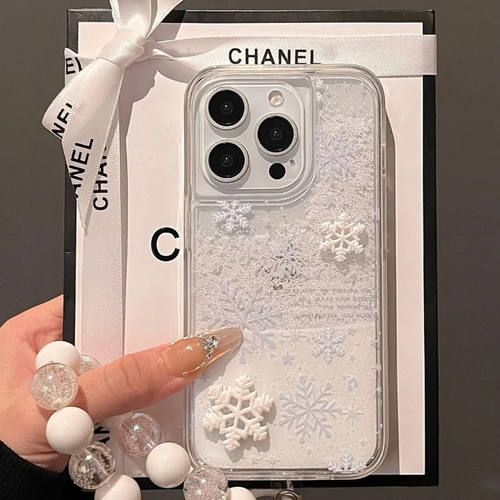 氛围雪花流沙适用多型号手机壳