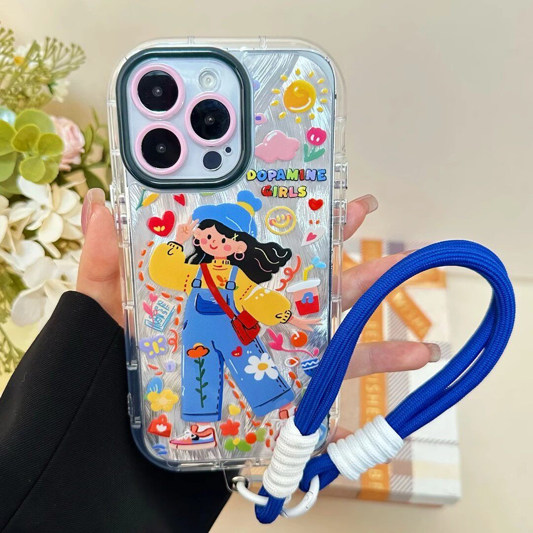 多巴胺女孩适用苹果16PROMAX手机壳iphone15/14PRO泡芙壳华为mate60pro+新款荣耀300女Pura70羽纱Reno13/S20
