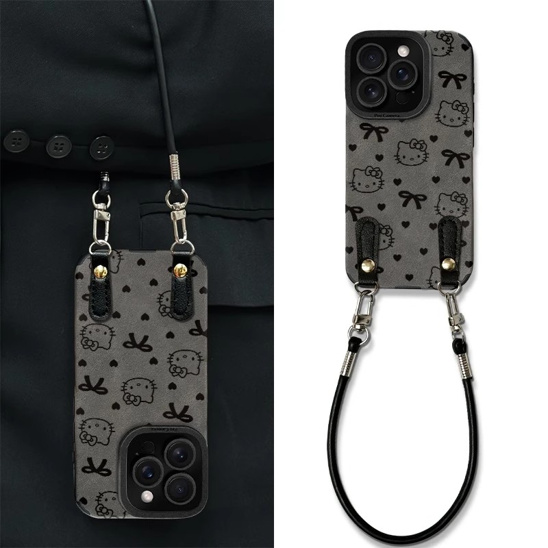 适用多型号满屏蝴蝶结KT翻毛皮壳