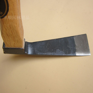 新品多功能7号锻造小锄头挖笋木柄耐用锻打园艺专用工Z具种花种菜