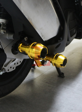 速发适用钱江鸿150ADqV改装防摔配件QJ150ADV排气管防摔球前轮保