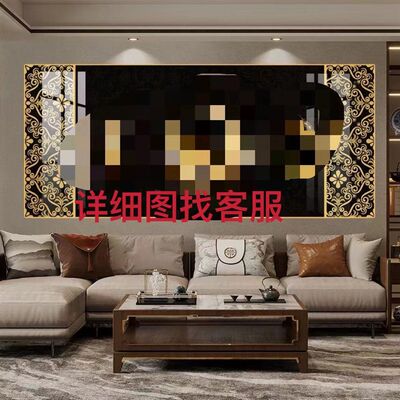 画HO热销回族T个性壁晶34543画客厅卧室装饰画S民族风沙发瓷挂包