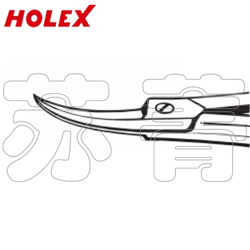 德国霍夫曼HOLsEX精密弯头剪刀 180mm