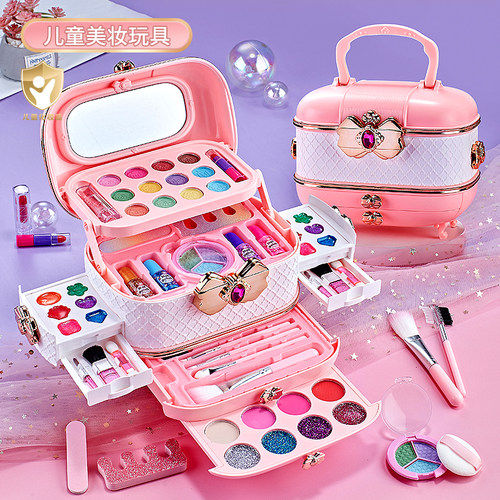 儿童彩妆化妆品玩具公主手提箱